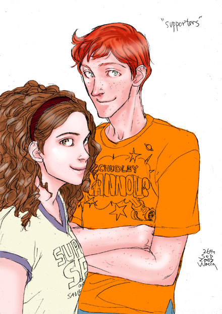 Hermione and Ron