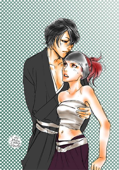 Rukia and Renji cross-gender